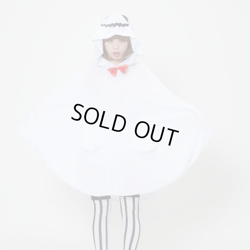 画像3: ハロウィンコスプレ「トリックゴースト」 (コスチューム,おばけ,フード付きポンチョ,パーティー,衣装,おばけ,ホラーセクシー,お化け) (3)