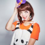 画像2: ハロウィンコスプレ「もこもこおばけ」 (ゴースト,ワンピース,カチューシャ,帽子,ポケット,しっぽ,パーティー,レディースハロウィン) (2)