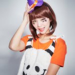 画像2: ハロウィンコスプレ「もこもこおばけ」 (ゴースト,ワンピース,カチューシャ,帽子,ポケット,しっぽ,パーティー,レディースハロウィン) (2)