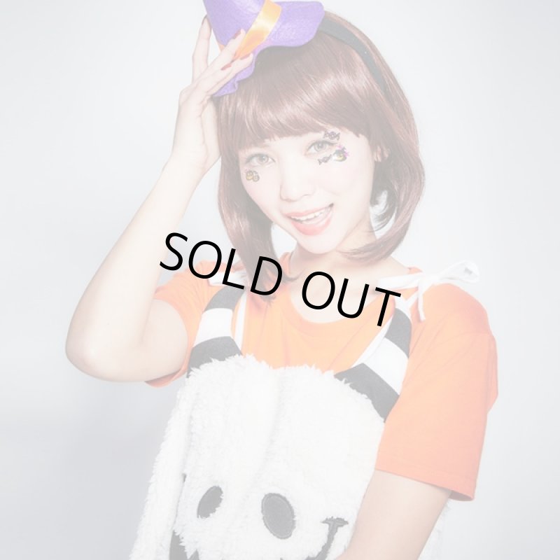 画像2: ハロウィンコスプレ「もこもこおばけ」 (ゴースト,ワンピース,カチューシャ,帽子,ポケット,しっぽ,パーティー,レディースハロウィン) (2)