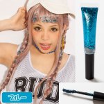 画像3: パーティー・フェス・イベントコスプレ「グリッターヘアージェル」 (カラフル,キラキラ,ヘアアクセサリー,ジュエリー,ウィッグに) (3)