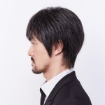 画像2: 送料無料メンズウィッグ「オム・リーブル」ベーシックスタイル03（グレー白髪ミックス） (2)