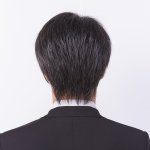 画像3: 送料無料メンズウィッグ「オム・リーブル」ベーシックスタイル03（グレー白髪ミックス） (3)