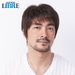 画像1: 送料無料メンズウィッグ「オム・リーブル」カジュアルスタイル01（ダークブラウン） (1)