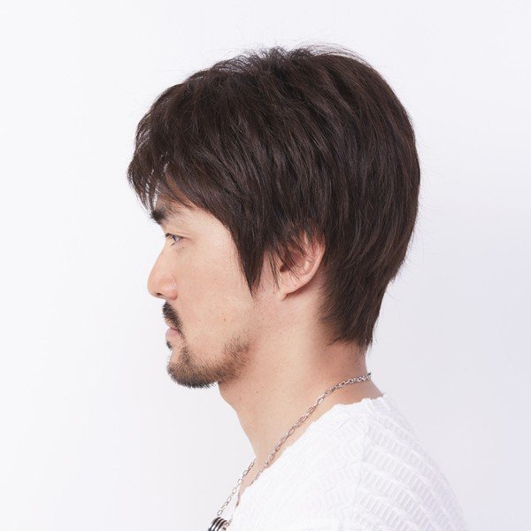 送料無料メンズウィッグ「オム・リーブル」カジュアルスタイル01