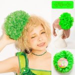 画像4: パーティ・フェス・イベントコスプレ「ネオンフラワーアクセ」 (イベント,パーティー,コスプレ,ヘアアクセサリー,ボンボン風髪飾り) (4)