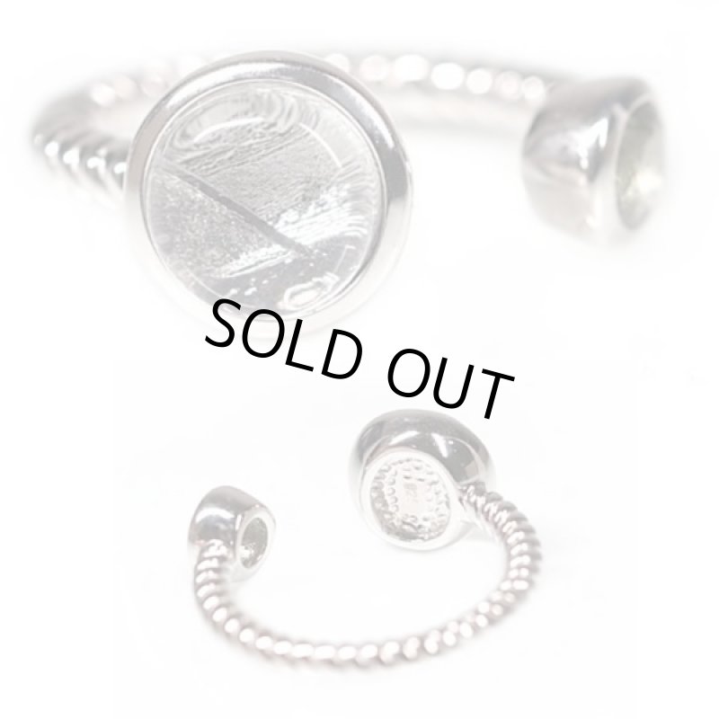 画像4: 送料無料5Aクラス隕石(ギベオン)&モルダバイト エナジーリング (メテオライト,シルバー925,SV925,天然石リング,銀河) (4)