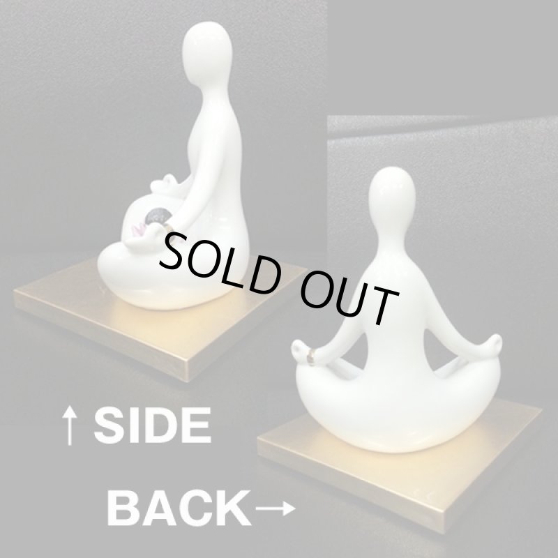 画像2: 瞑想パワーオブジェ(インテリア,開運人形,スティーブ・ジョブズ,座禅人形,瞑想人形,ヨガ,iPhone,iPad) (2)