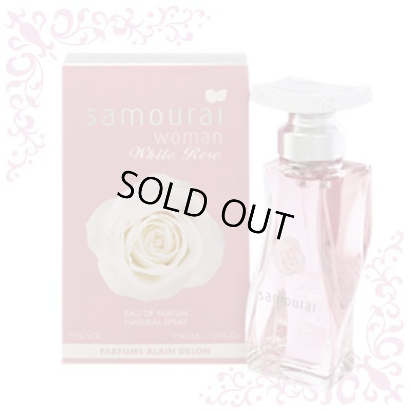 画像1: 香水アランドロン サムライウーマン・ホワイトローズ(40ML)(香水,セレブ,女性用,レディース) (1)