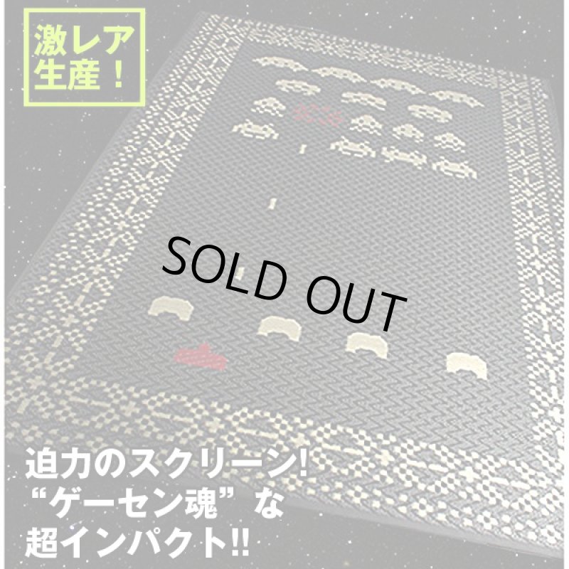 画像2: スペースインベーダー国産い草インテリアマット(TAITOオフィシャル,フロアマット,ラグ,ジャガード織り,ゲーム,GAME,レトロ) (2)