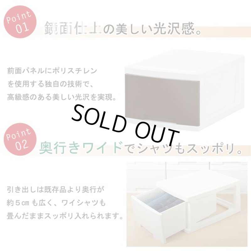 画像2: 送料無料ラグスレイアウトフリールームチェスト「12個セット」 (1段,独立型,家具,収納ラック,リビング,BOX,光沢,プラスチック,組立) (2)