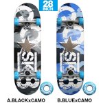 画像2: ショートスケボー「GOSK8」28インチ(スケートボード,ミニスケボー,ミニスケートボード,ゴースケート,キッズ,子供,初心者,コンプリートデッキ) (2)