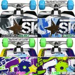 画像6: ショートスケボー「GOSK8」28インチ(スケートボード,ミニスケボー,ミニスケートボード,ゴースケート,キッズ,子供,初心者,コンプリートデッキ) (6)