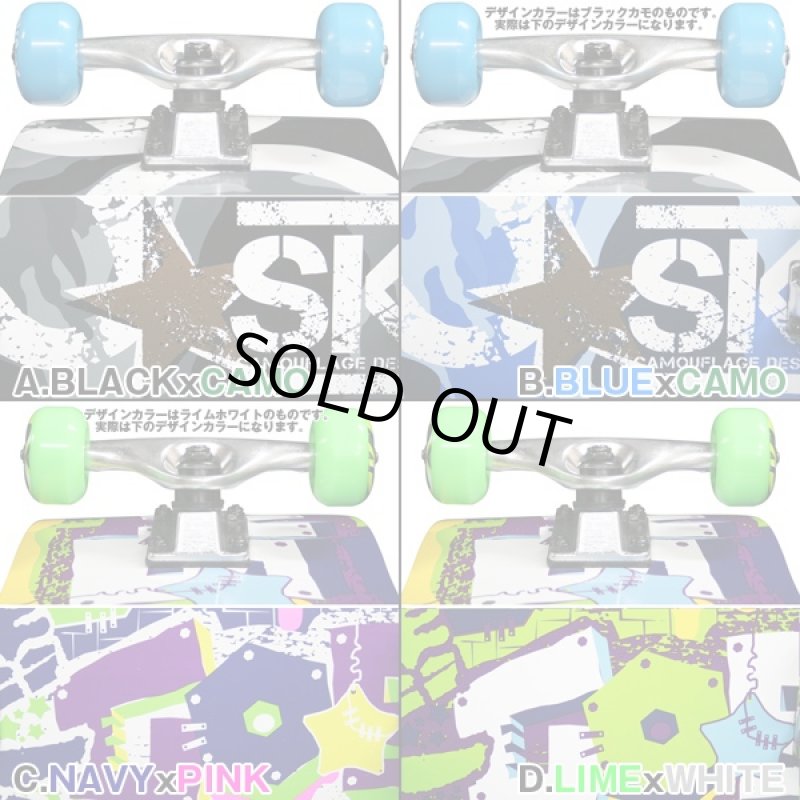 画像6: ショートスケボー「GOSK8」28インチ(スケートボード,ミニスケボー,ミニスケートボード,ゴースケート,キッズ,子供,初心者,コンプリートデッキ) (6)