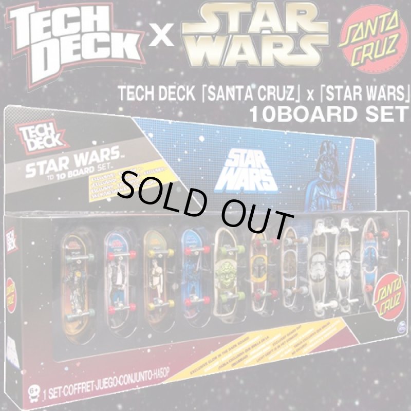 画像1: TECH DECK「サンタクルーズ」x「スターウォーズ」10ボードセット（フィンガーボード/指スケ/SANTA CRUZ/STAR WARS/テックデッキ） (1)