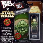 画像1: TECH DECK「サンタクルーズ」x「スターウォーズ」ハンドボード『ヨーダVer.』（フィンガーボード/指スケ/SANTA CRUZ/STAR WARS/テックデッキ） (1)