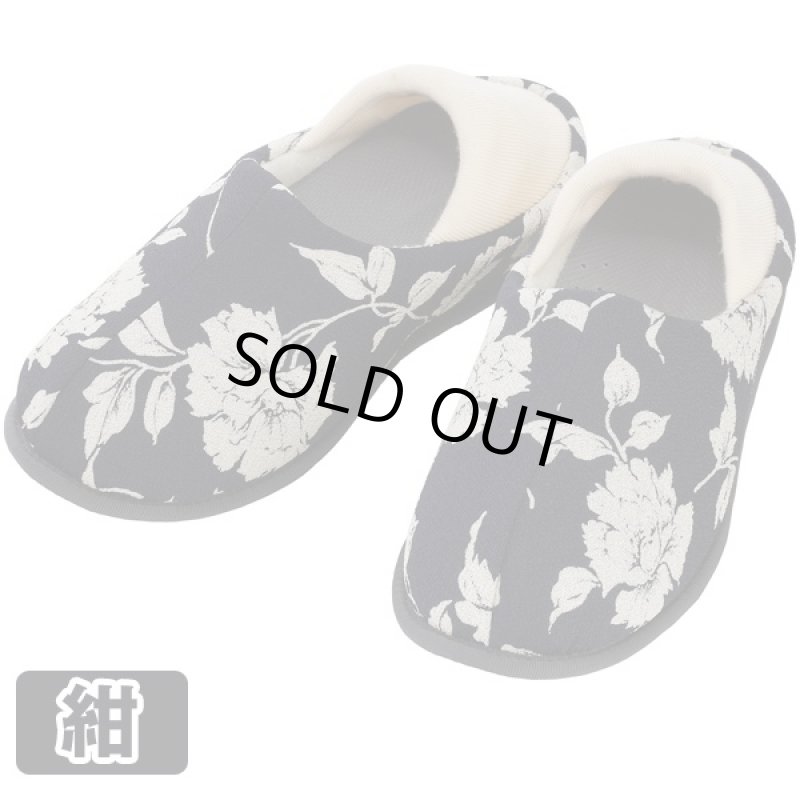 画像4: 室内シューズ「結(ゆい)」(介護シューズ,リハビリシューズ,レディース用,室内シューズ,ワイド3E,日本製,軽量,抗菌防臭) (4)