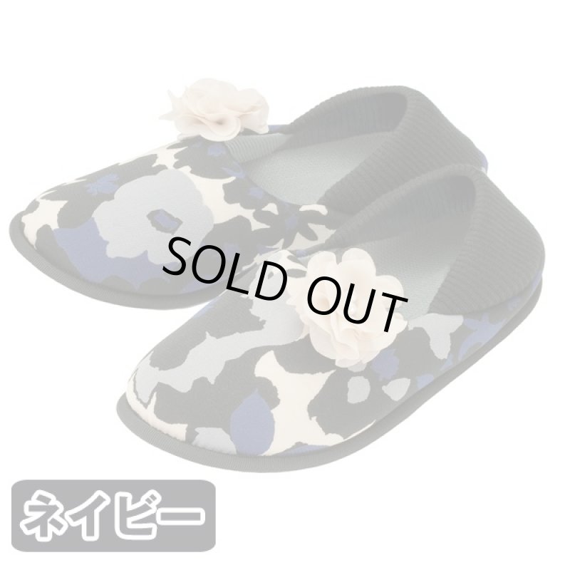 画像4: 室内シューズ「華(はな)」(介護シューズ,室内履き,リハビリシューズ,レディース用,ワイド3E,日本製,軽量,抗菌防臭) (4)