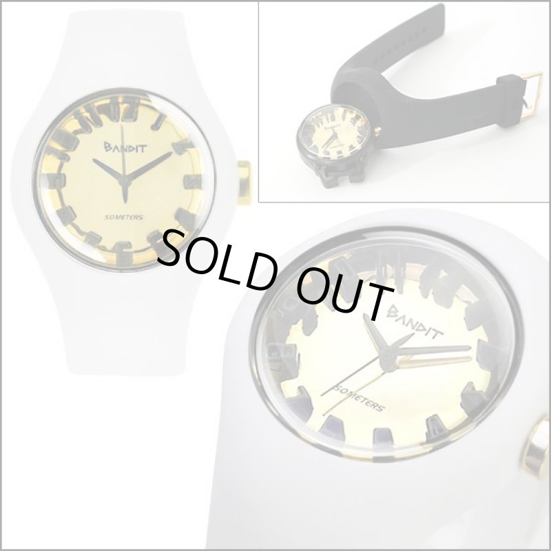 画像2: バンディット3Dシリコンウォッチ「メタリック」 (2)