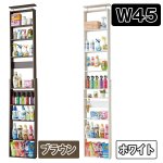 画像2: スリムつっぱりラックW45「ホワイト」 (2)