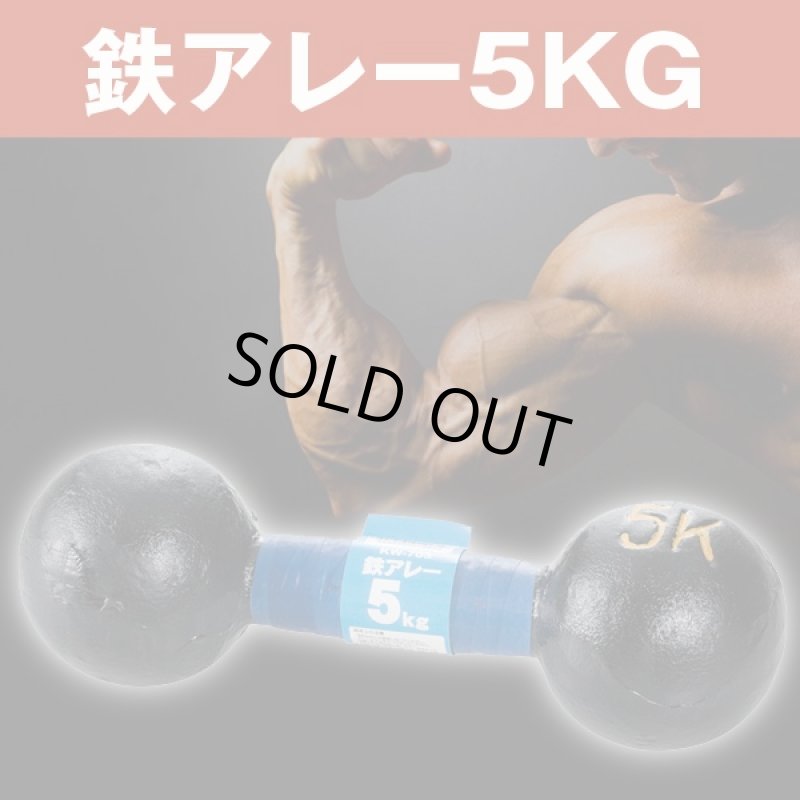 画像1: 鉄アレー5kg (1)