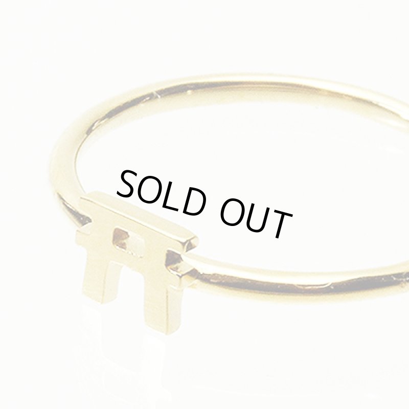 画像4: お清めアクセサリー「鳥居」リング (ピンキーリング 指輪 水晶さざれ付き 開運祈願  御守り  健康祈願 SV925 金メッキ) (4)