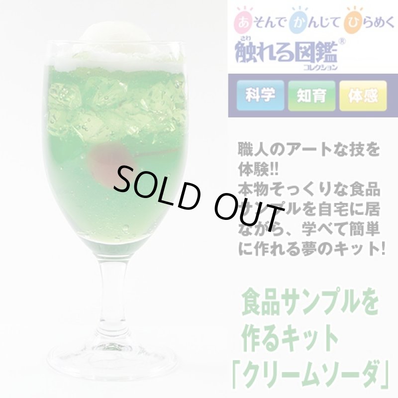 画像4: 食品サンプルを作るキット「クリームソーダ」 (触れる図鑑,コレクション,リアル,料理サンプル,手作りキット,ホビー,趣味,科学,体感) (4)