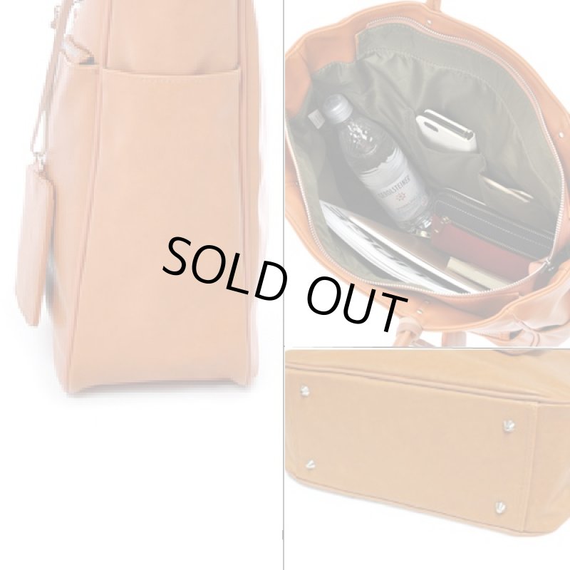 画像6: anelloプレミアムパスケース付トートバッグ[AT-N0571] (革張り調,アネロ,,ICカード入れ,ショルダーバッグ,斜め掛け,鞄,カバン) (6)