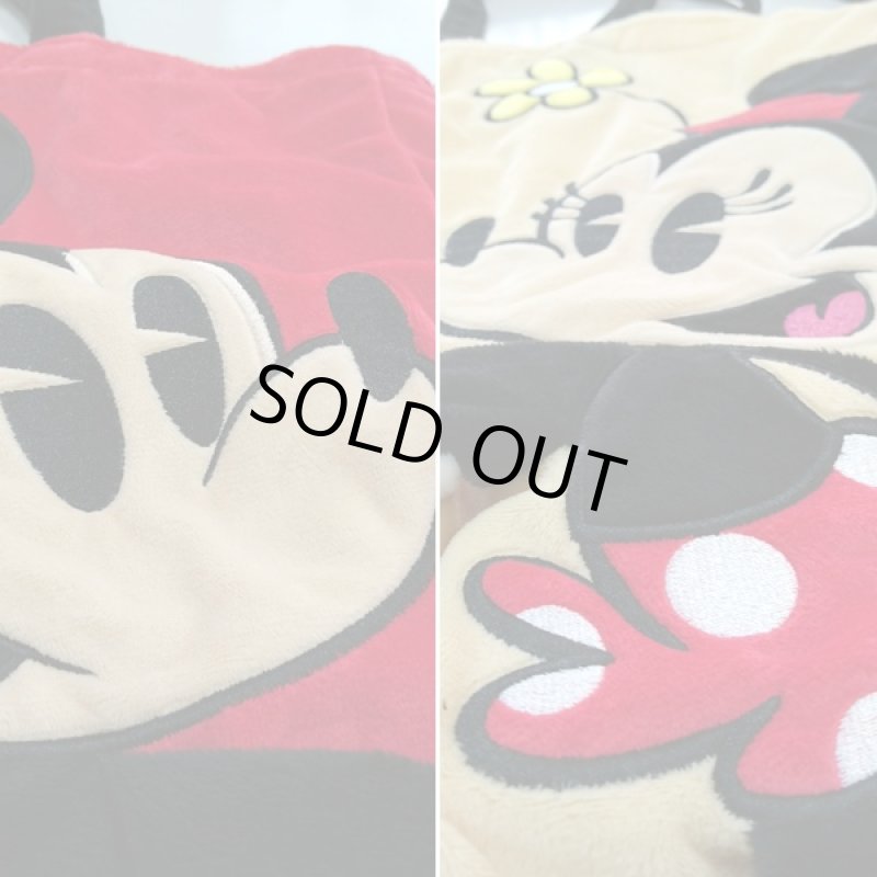 画像4: ミッキー&ミニーぬいぐるみボアトートバッグ(ディズニー,DISNEY,Disney,Mickey,Minnie,レディース,バッグ,カバン,鞄) (4)