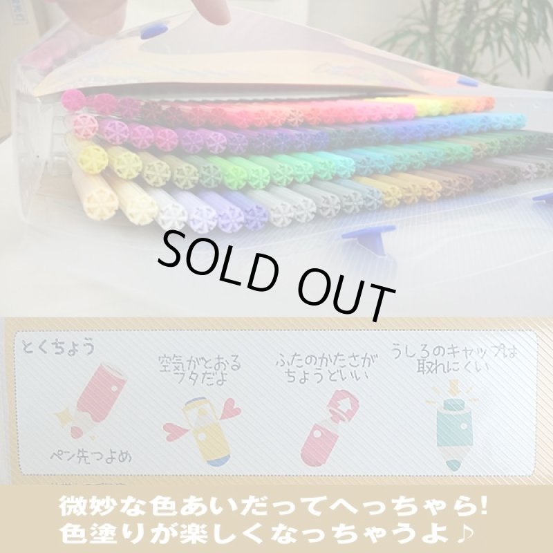 画像4: 100色カラーサインペンセット (マジックペン,水性サインペン,ケース入り,100カラー,持ち運べるバッグ型ケース付き) (4)