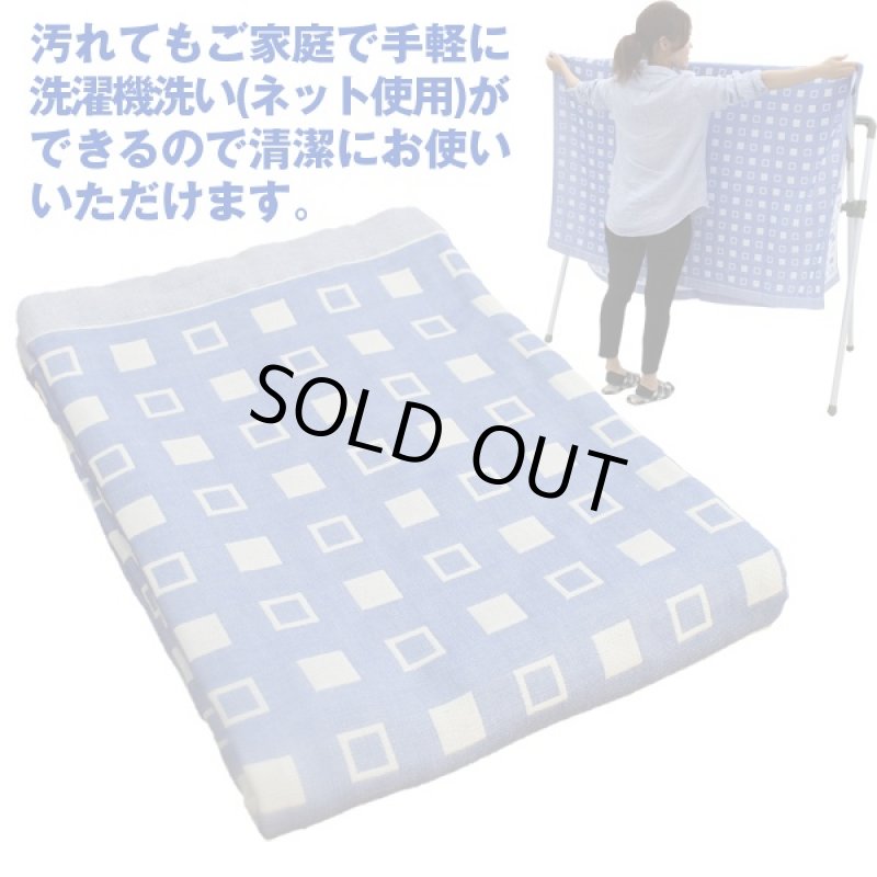 画像3: 今治産汗をかいても素早く発散快適ガーゼケッット (夏掛け,日本製,4重ガーゼケット,発散,ウォッシャブル) (3)