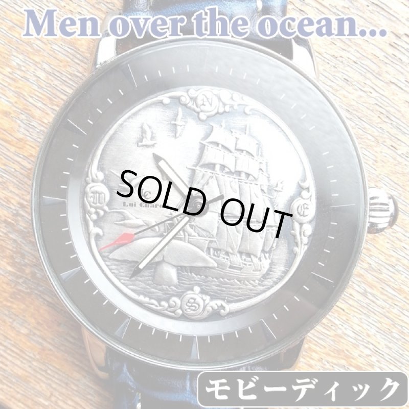 画像3: 送料無料！LUI CHARON(ルイ・シャロン)シルバーレリーフ・デザイナーズウォッチ「TATTOO」(メンズ,腕時計,本革ベルト） (3)