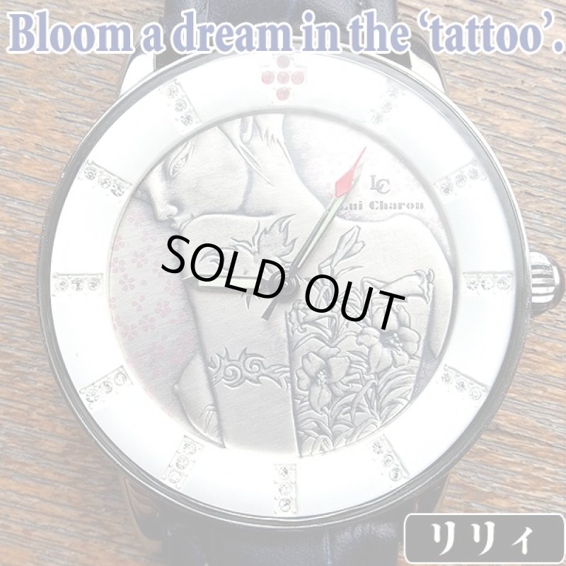 画像4: 送料無料！LUI CHARON(ルイ・シャロン)シルバーレリーフ・デザイナーズウォッチ「TATTOO」(メンズ,腕時計,本革ベルト） (4)