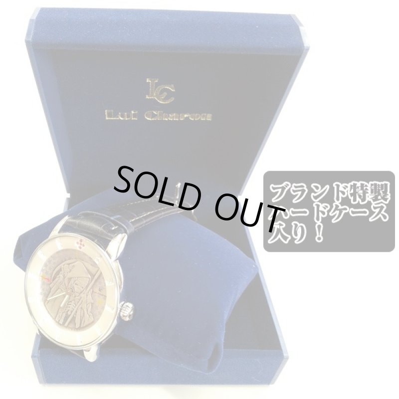 画像6: 送料無料！LUI CHARON(ルイ・シャロン)シルバーレリーフ・デザイナーズウォッチ「TATTOO」(メンズ,腕時計,本革ベルト） (6)