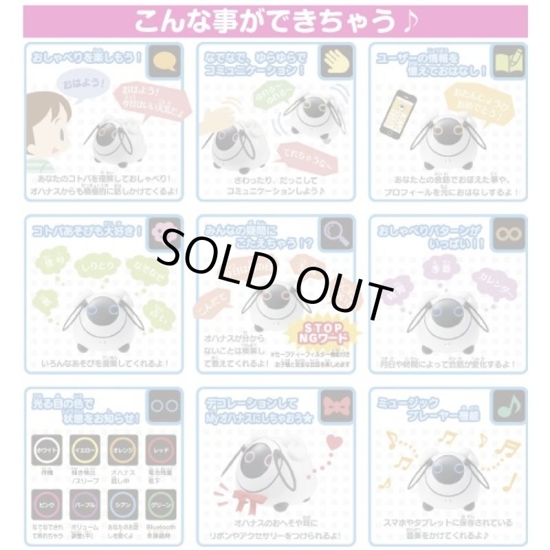 画像2: (送料無料)Omunibot OHaNAS「オムニボット オハナス」(おしゃべりロボット/スマートフォンとつなぐ/天気/タカラトミー) (2)