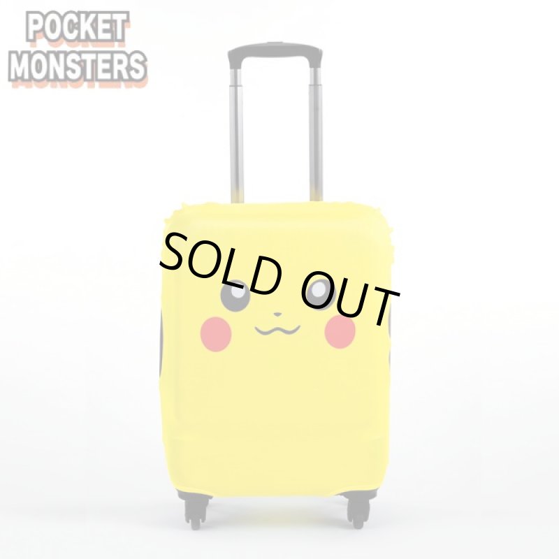 画像2: スーツケースカバー/ピカチュウ(ポケットモンスター,ピカチュウグッズ,旅行便利グッズ,かわいいキャラクターグッズ,スーツケースデコグッズ,) (2)