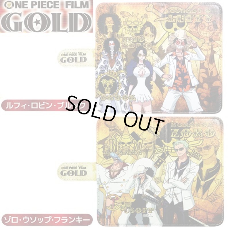 画像5: ワンピースフィルムゴールド手帳型スマートフォンケース(ブックタイプ,スマホケース,スライドさせてカメラが使える,ポケット付き,映画公開記念) (5)