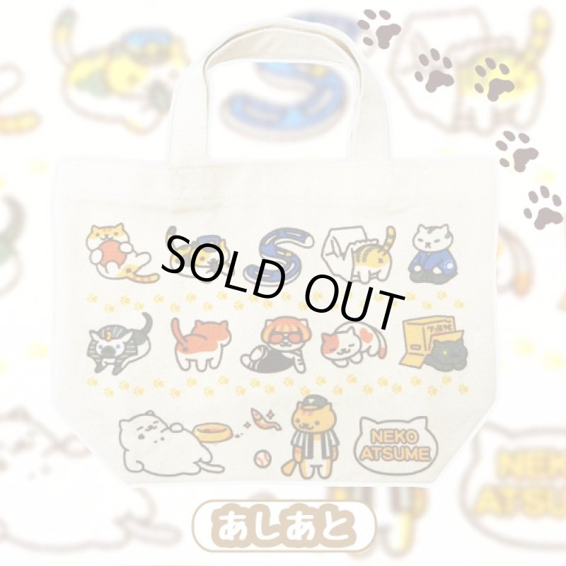 画像3: ねこあつめミニトートバッグ(癒し系スマホアプリキャラグッズ,コットントートバッグ,キャラクタートートバッグ, (3)