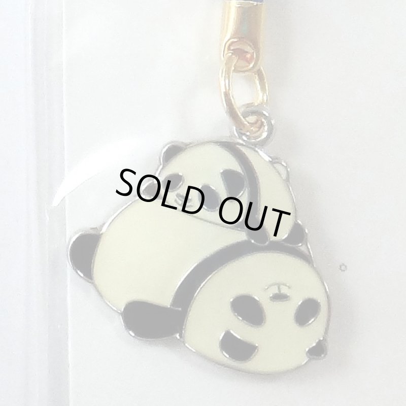 画像2: 上野パンダ根付ストラップ2色セット (ぱんだ,上野動物園,上野パンダ,パンダ赤ちゃん誕生,根付け) (2)