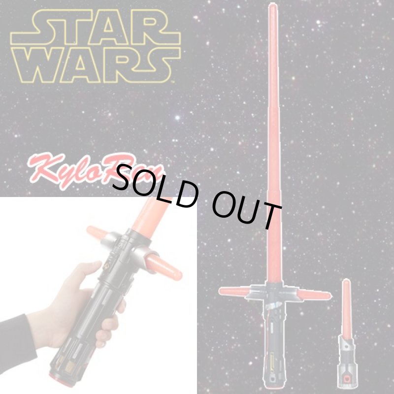 画像2: スターウォーズ・フォースの覚醒/エレクトロニックライトセーバー「カイロ・レン」（STARWARS/伸縮/ライティング/サウンド） (2)