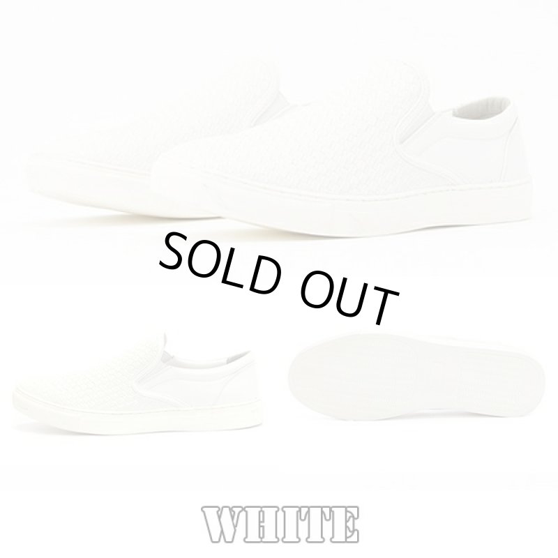 画像4: Dedesイントレチャートスリッポンスニーカー「No.5202」(デデス,メンズ,ローカット,スリッポン,カジュアル,モノトーン) (4)