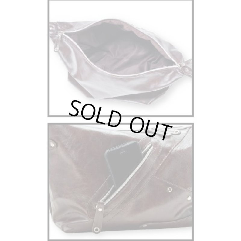 画像2: DEVICE[デバイス]フロントジップ ・パンチングワンショルダーバッグ【DSG】 (2)