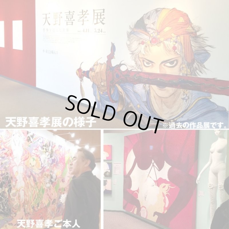 画像6: 天野喜孝コレクションアートクロック(掛け時計,天野喜孝展オフィシャルグッズ,原画,描きおろし,FF） (6)