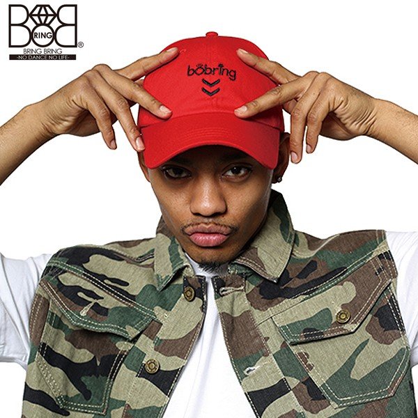 ブリンブリンボールキャップ「レッド」(BRING BRING,ベースボール