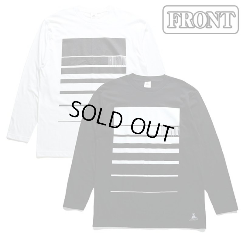 画像4: クラブノイズグラデーションボックスロングTシャツ(CLUBNO1Z,男女兼用,長袖,ロンT,B系ファッション,ヒップホップ系,コットン,綿) (4)