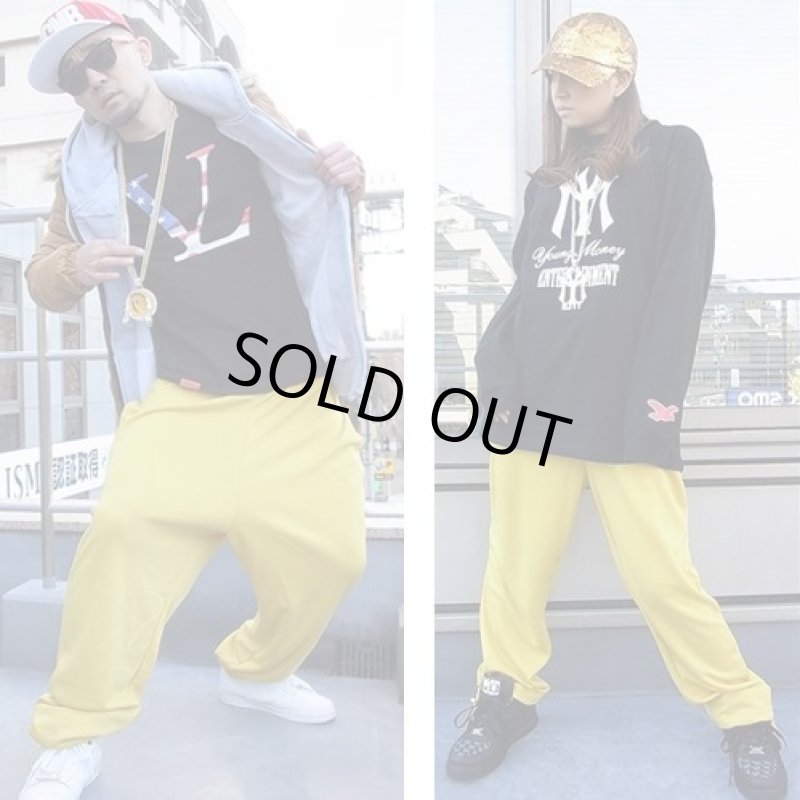 画像2: スウェット・フィールドパンツ「エースフラッグ」【マスタード】 (2)