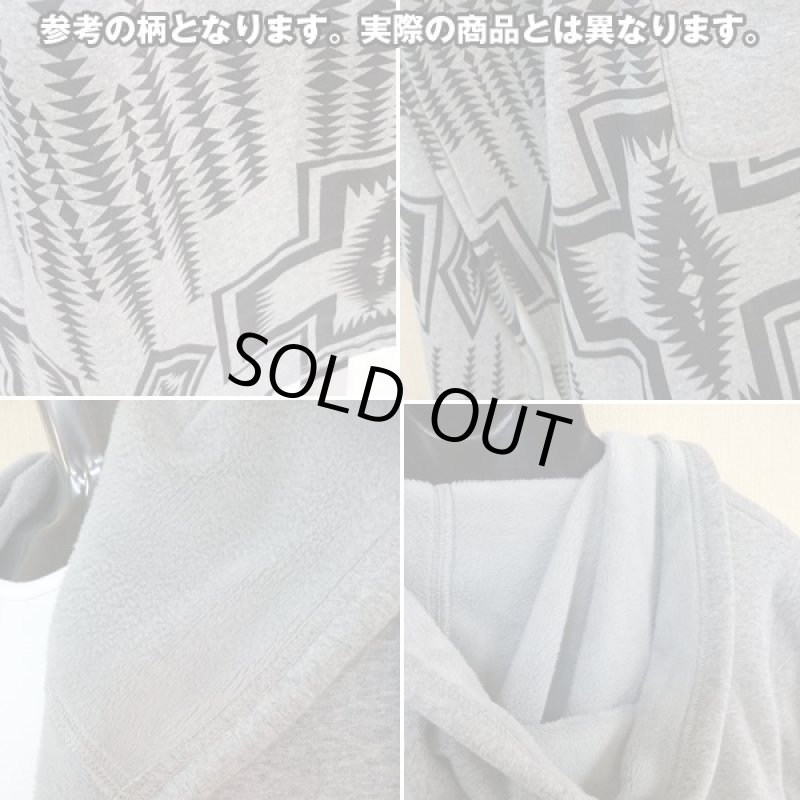 画像3: ベロアボンディングコーディガン (メンズ,ガウン風,ハーフコート,秋冬,スウェット,ネイティブ柄) (3)