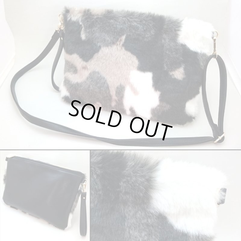 画像3: 2WAYファークラッチBAGブラック (男女兼用,メンズ,レディース,クラッチバッグ,カバン,鞄,ショルダーバッグ,ショルダーストラップ) (3)