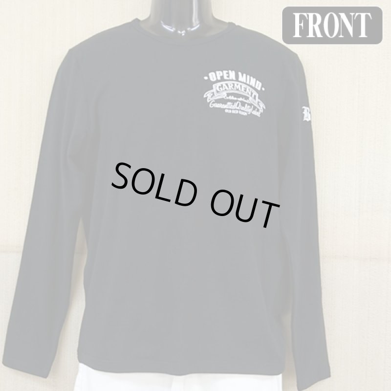 画像2: C.D.SBlackSenceマリアロンT「ブラック」(ロングTシャツ,シーディーエスブラックセンス,刺繍,オラオラ系,M〜2XL) (2)