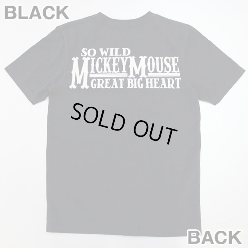 画像3: RINGSxミッキーコラボミッキーマウスTシャツ(ディズニー公式グッズ,半袖Tシャツ,メンズ,和柄ミッキー,唐草模様,モノトーン) (3)